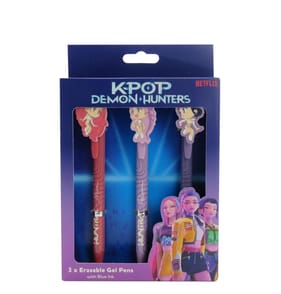 K-Pop Demon Hunters Erasable Gel Pen 3 Pack