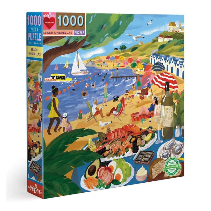  eeBoo Piece & Love 1000 Piece Puzzle Assorted