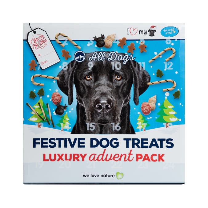 I Love My Pet Festive Dog Treats Luxury Advent Pack 275g