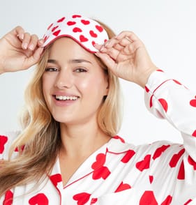 Valentines Headband & Eye Mask