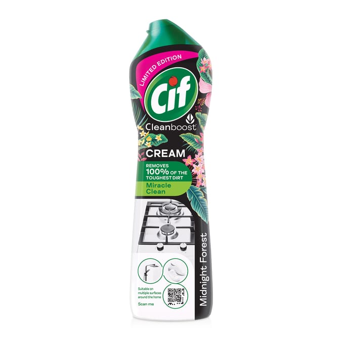 Cif Cleanboost Multipurpose Cream Cleaner 500ml - Midnight Forest