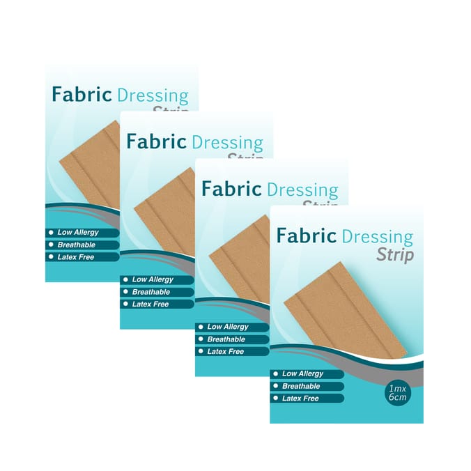 Fabric Dressing Strip x4