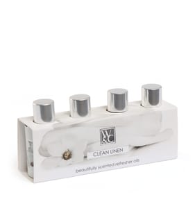 Wickford & Co Scented Refresher Oils 4 Pack - Clean Linen