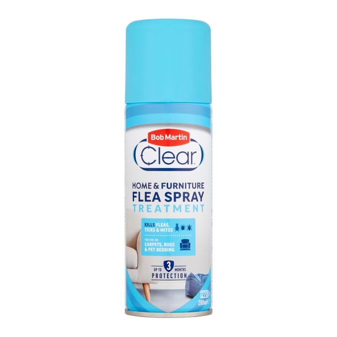 Bob Martin Clear Home & Furniture Flea & Tick Spray Treatment 200ml