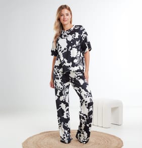 Originals Black & White Floral Pyjamas