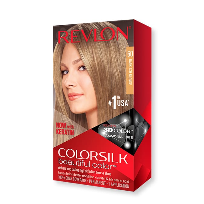 Revlon Colorsilk Permanent Hair Colour 60 Dark Ash Blonde