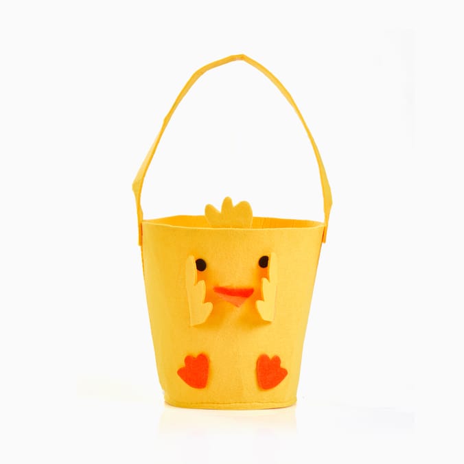 Happy Easter Felt Bucket