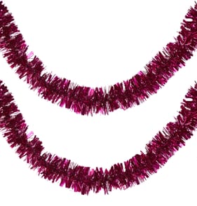 Festive Feeling Small Tinsel 2m - Pink