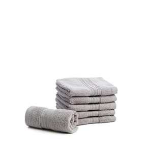 Home Collections Silver 6 Luxury Face Cloths