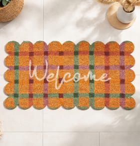 Home Collections Printed Word Coir Mat - Welcome