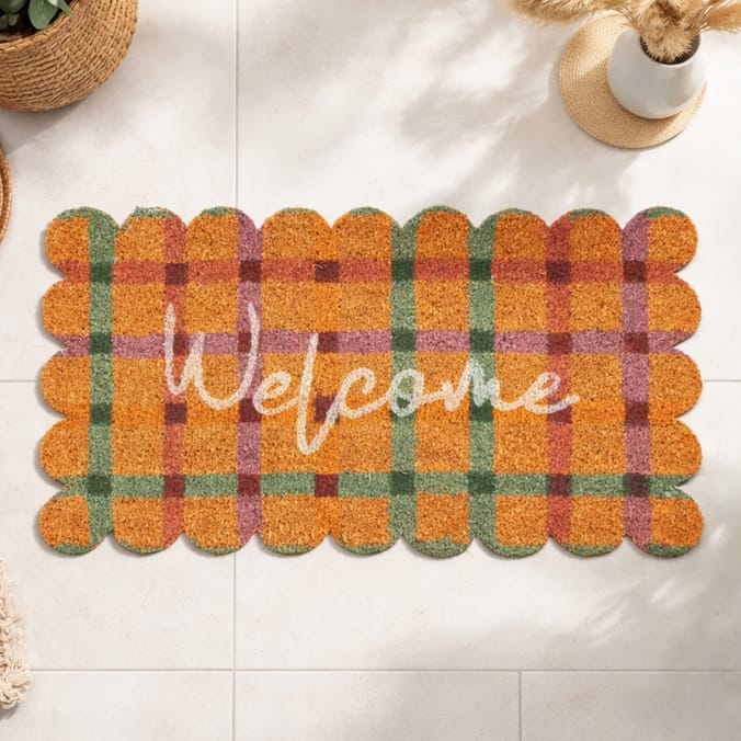 Home Collections Printed Word Coir Mat - Welcome