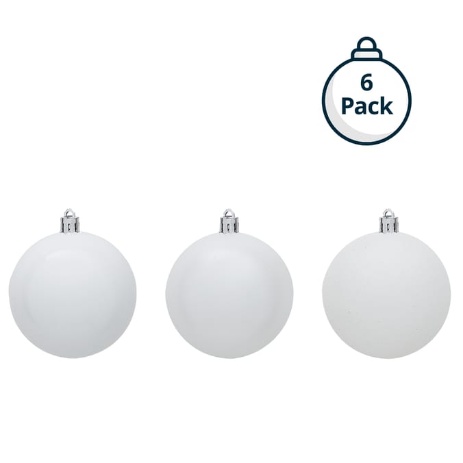 Festive Feeling 10cm Christmas Bauble 6 Pack