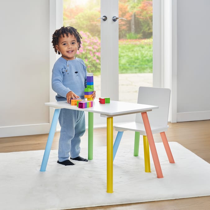 Liberty House Toys Kids Rainbow Table & Chair Set