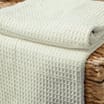 Escapism Organic Cotton Waffle Throw