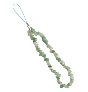 Crystal Phone Charm - Green Aventurine
