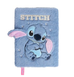 Disney Stitch A4 Fluffy Notebook