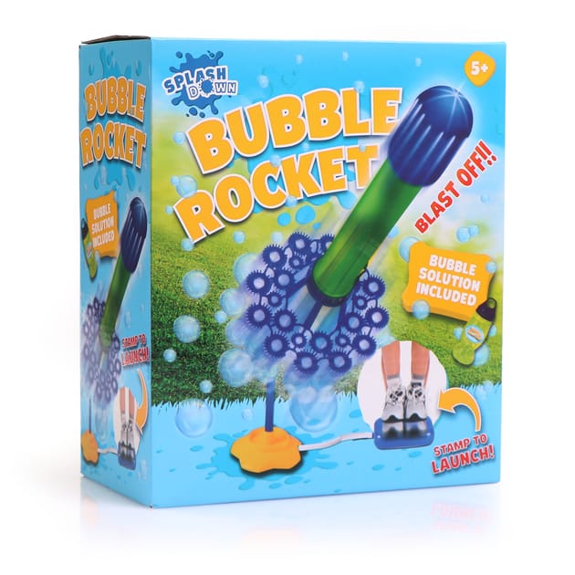 Bubslor Racket Bubble Rocket | Home Bargains