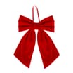 Winter Charm Medium Velvet Bow