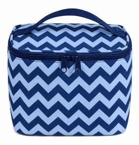 Kitchen Insulated Lunch Bag - Blue Zigzag