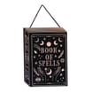 Mystic Midnight Wooden Sign - Book Of Spells