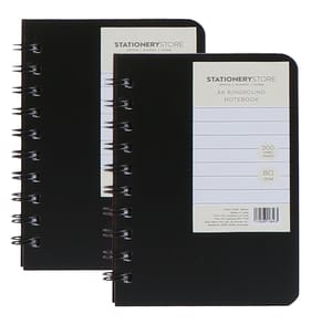 Stationery Store A6 Ringbound Notebook x2