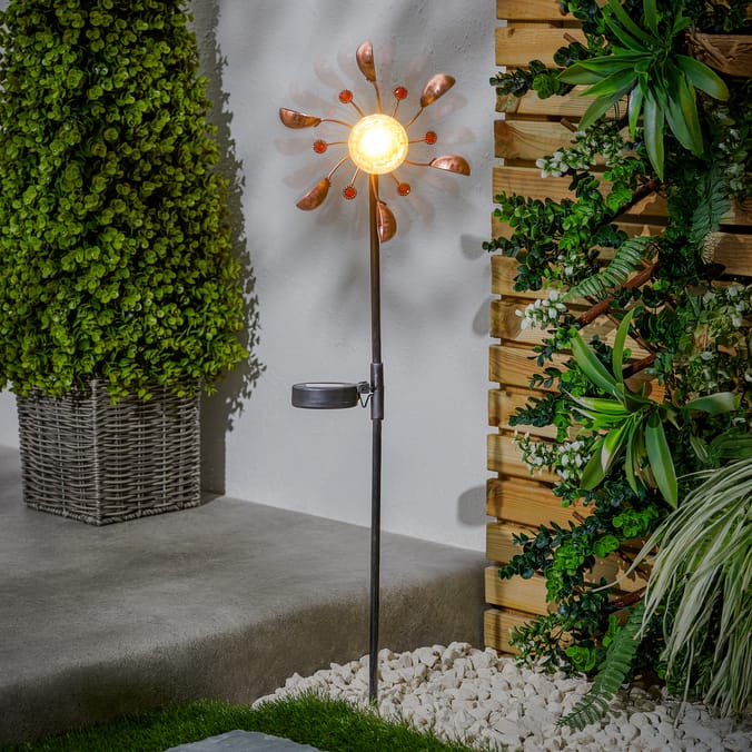 Firefly Solar Light Co Wind Spinner Stake Light - Bronze