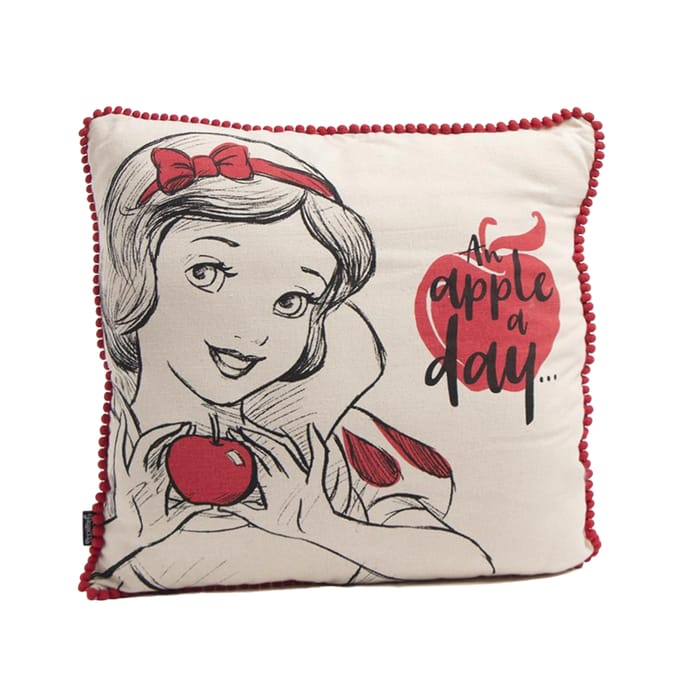 Disney Princess Canvas Cushion - Snow White
