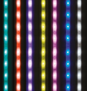 Prestige Battery Powered RGB Flexi Strip Lights 3m - Multicolour