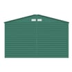 StoreMore Lotus Hypnos Apex Metal Shed 11x10.5ft - Green