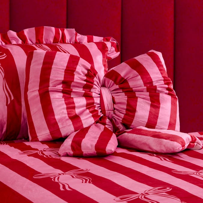 Joyful Large Bow Cushion 
