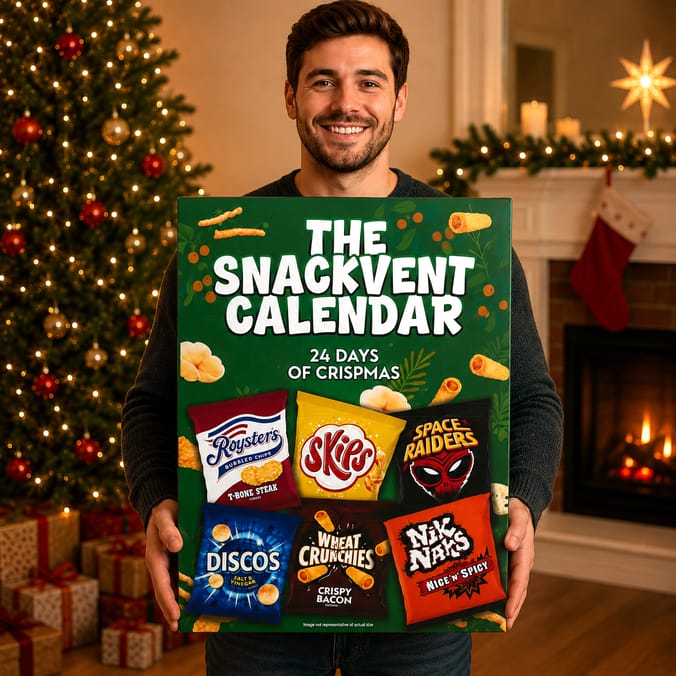 The Snackvent Calendar 24 Days Of Crispmas