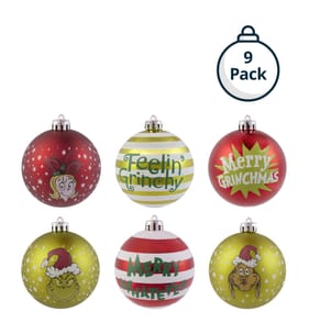 Grinchmas Baubles 9 Pack