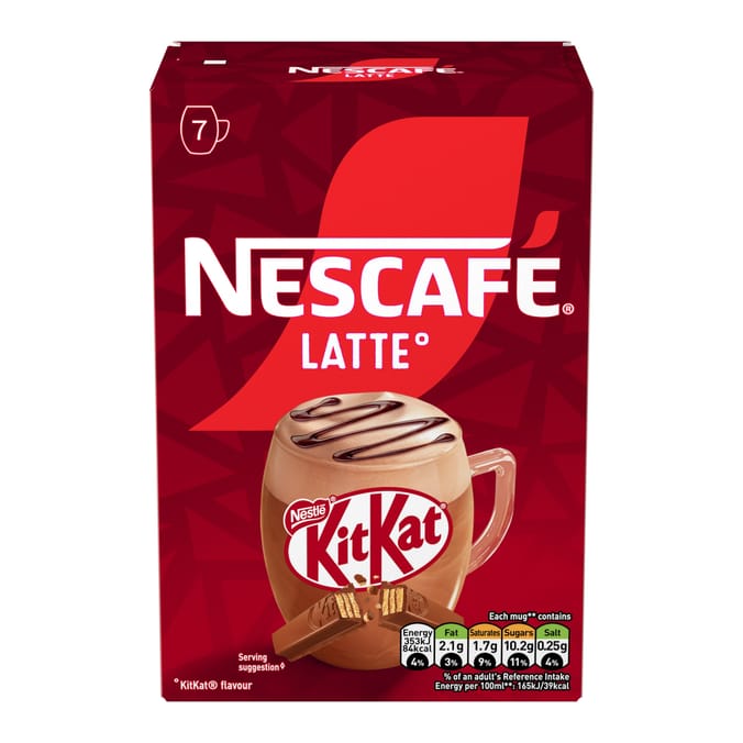Nescafe KitKat Latte Sachets 7x 21g