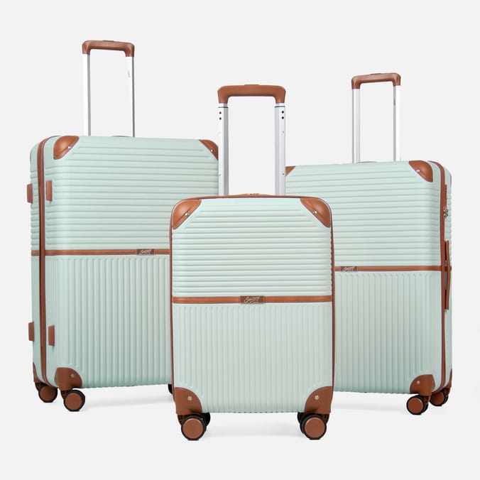 Salisburys Hard Shell Suitcase - Stockholm Mint