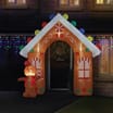 Prestige Inflatable Gingerbread House Archway 9.5ft