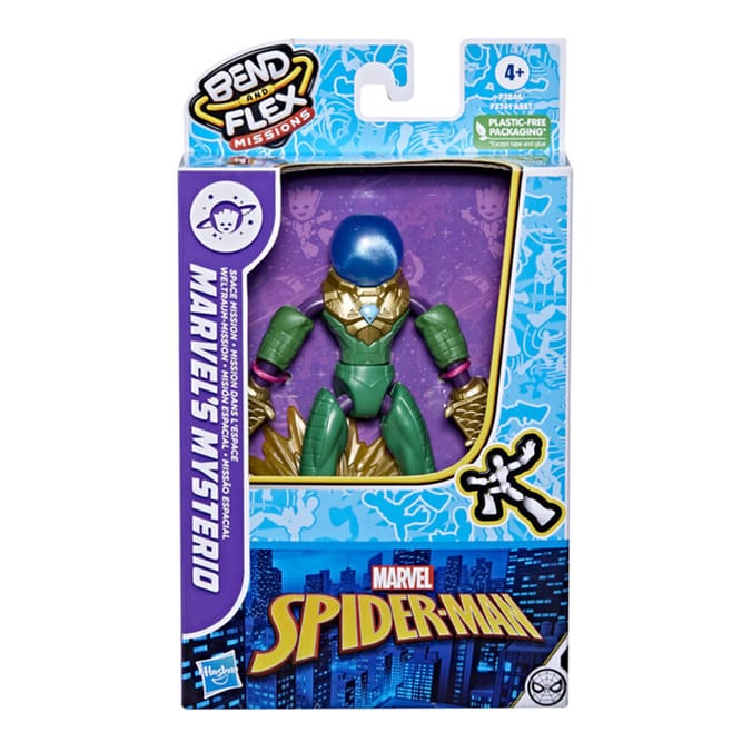 Marvel Spider-Man Bend and Flex Missions Marvel's Mysterio Space Mission Action Figure