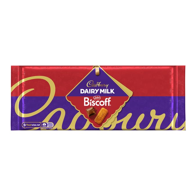 Cadbury Dairy Milk Biscoff Chocolate Bar 350g