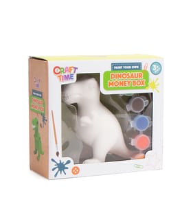 Craft Time Paint Your Own Money Box - Dinosaur