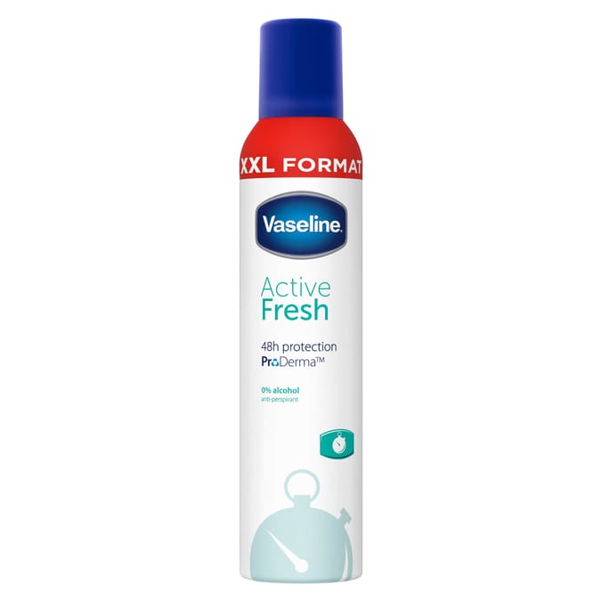 Vaseline Antiperspirant Deodorant Active Fresh 250ml