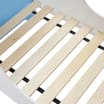 Liberty House Toys Two Tone Toddler Bed and 9 Bin Storage Unit Set - White & Blue