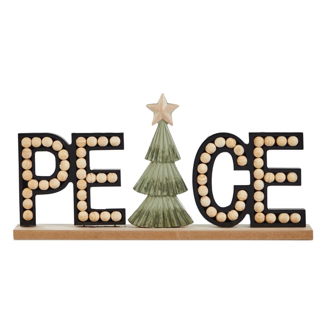 Nordic Spirit Wooden Peace Sign