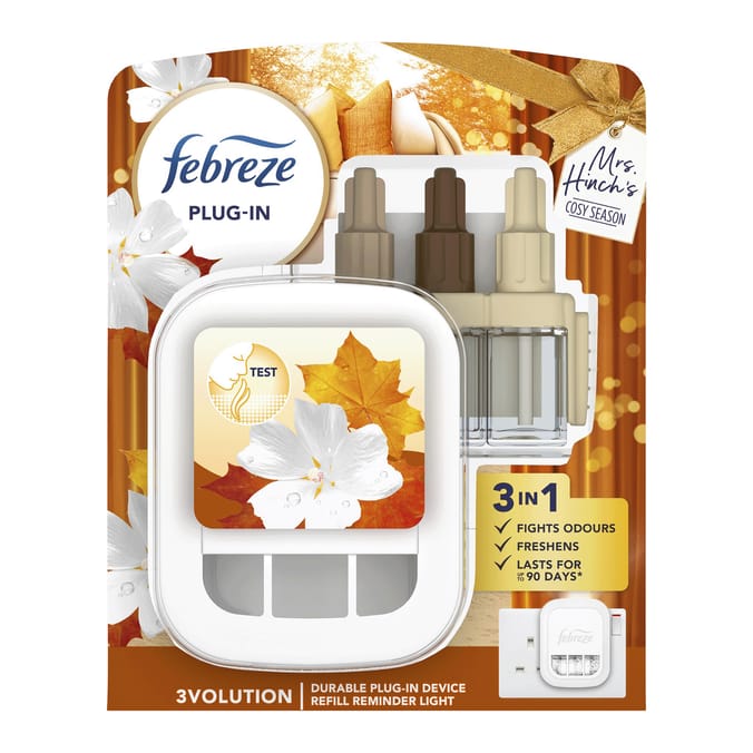 Febreze Mrs Hinch 3vol Starter Kit - Cosy Season