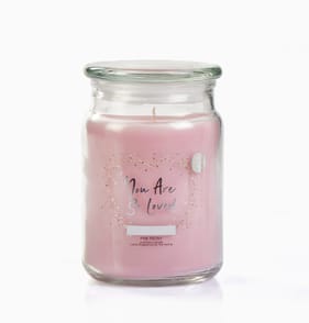 Wickford & Co You Are So Loved Scented Candle - Pink Peony