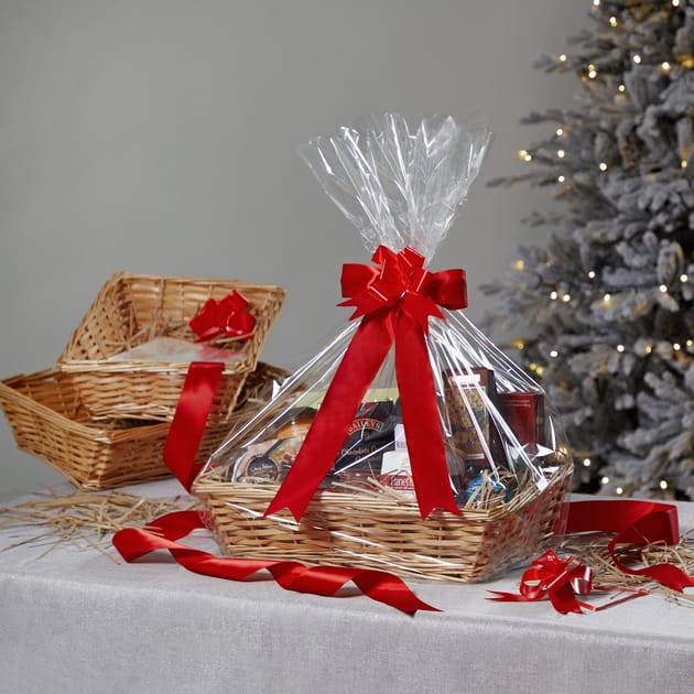 Festive Feeling 3 Large Hamper Wrapping Kits Home Bargains