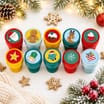 Sleigh Bells Inked Stamps 10 Pack
