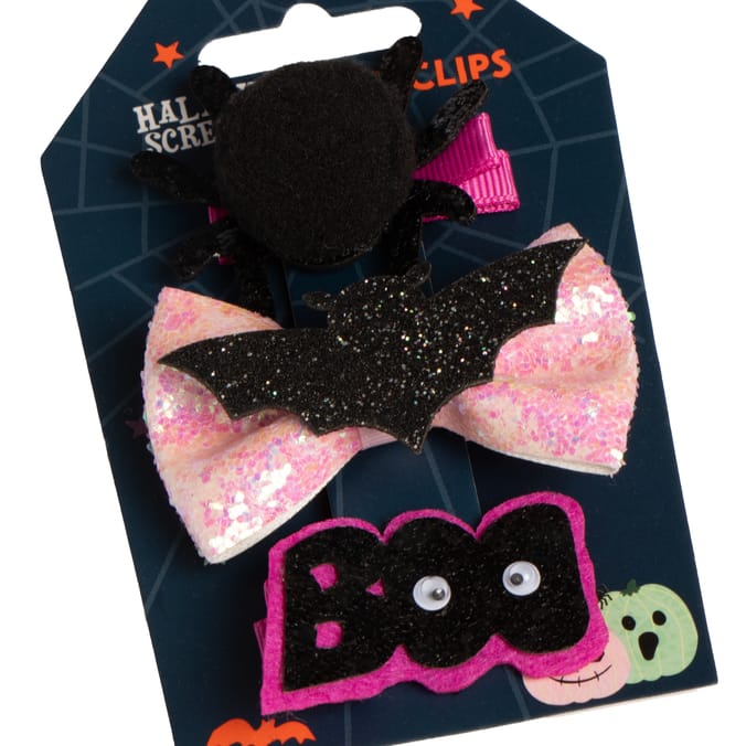 Hallow Scream Hair Clips