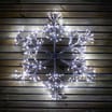 Prestige Mains Operated LED Light-Up Starburst Snowflake 60cm
