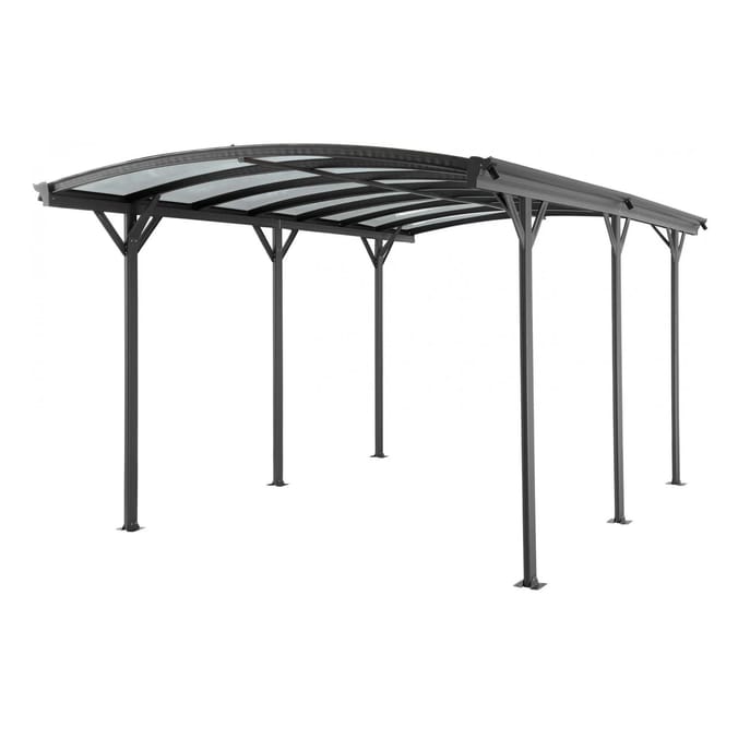 StoreMore Kingston Aluminium Curved Carport 10x16ft