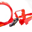 Hot Wheels Fire-Themed Track Building Set with 1 Hot Wheels Toy Car HMC04