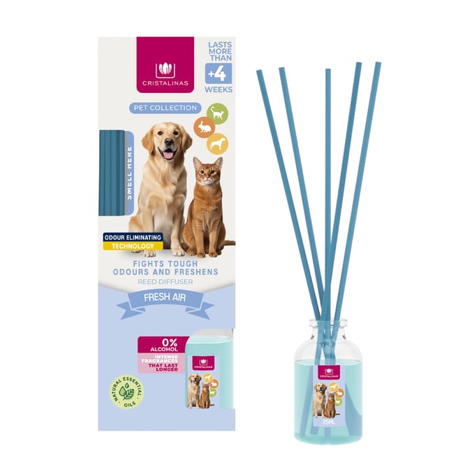  Cristalinas Pet Collection Reed Diffuser 25ml - Fresh Air